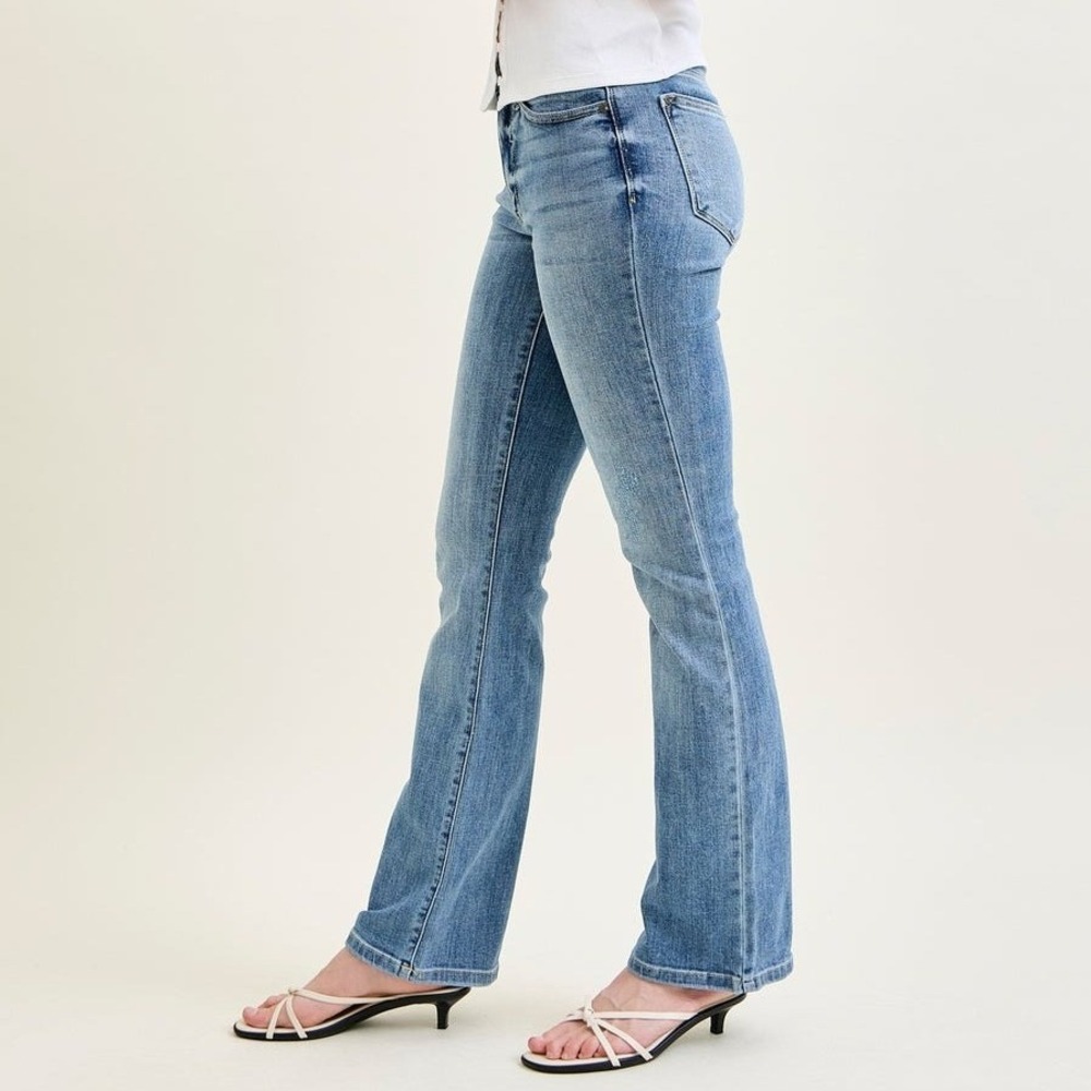 Judy Blue Womens Daisy Bootcut Jeans Light Wash Size 13/31 JB82337LT Blue